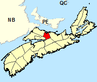 Location Map - Colchester County North