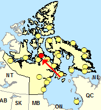 Location Map - Taloyoak