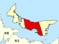 Location Map - Queens County P.E.I.