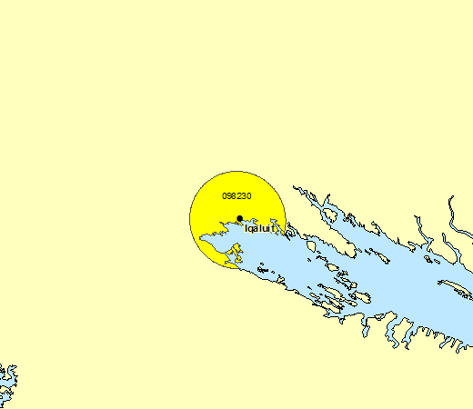 Sous-région de prévisions - Iqaluit