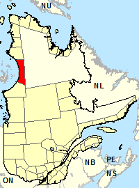 Location map for Umiujaq