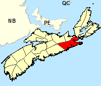 Location Map - Guysborough County