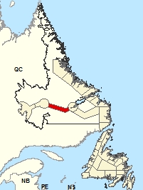 Carte de localisations - Vallée de Churchill
