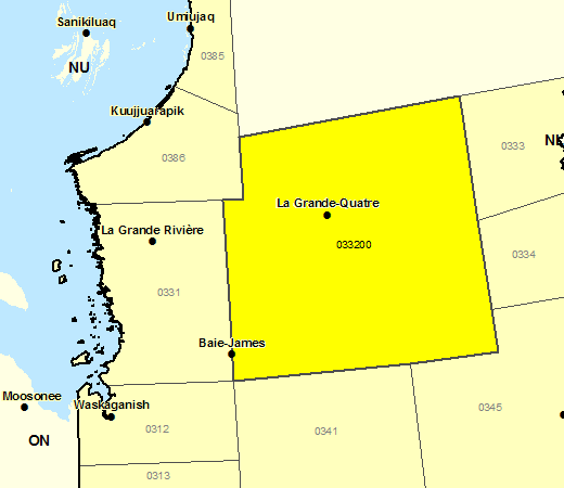 Forecast Sub-regions of LG Quatre - Laforge and Fontanges