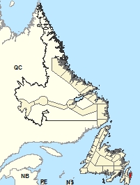 Carte de localisations - St. John's et les environs