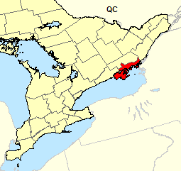 Location Map - Kingston - Prince Edward