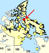 Carte de localisation - Arctic Bay