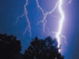 Lightning at night; Photos.com, 2009