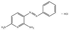 Chemical structure phenazopyridine hydrochloride