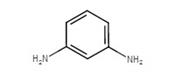 Chemical structure 1,3-benzenediamine