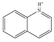 Structure chimique - Quinolinium ion (Acide conjugué)