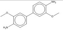 Structure chimique de 3,3'-DMOB