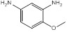 Structure chimique 2,4-diaminoanisole