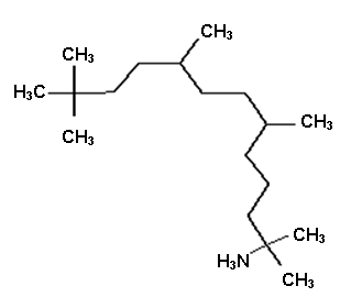 Chemical structure alkyl amine