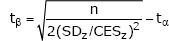 Post Hoc Power Equation 2