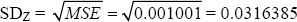 Equation for SDZ