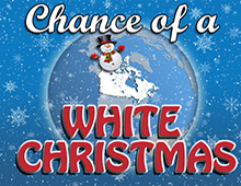 Chance of white christmas