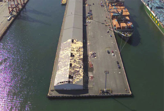 Halterm container pier in Halifax. Photo: Maritime Forces Atlantic
